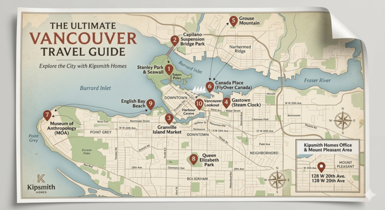 The Ultimate Vancouver Travel Guide: Explore the City with Kipsmith Homes.