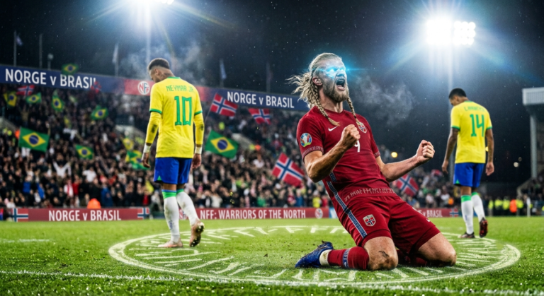 🏟️ Historic! The Cyborg Devours Joga Bonito: Norway Crushes Brazil with a Legendary Haaland Performance